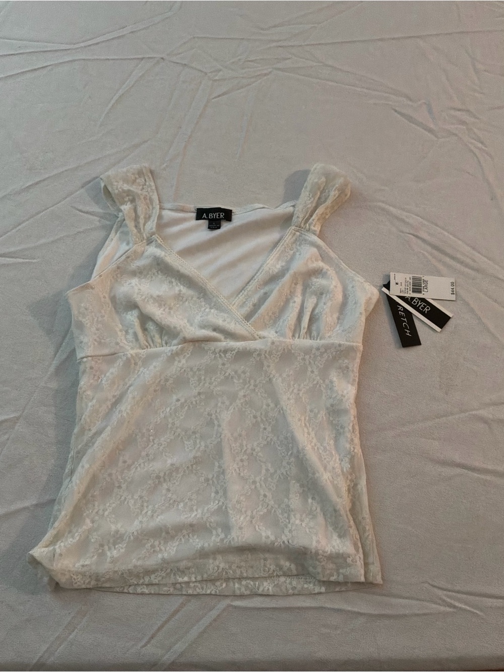 ******* Forever 21 White Lace Camisole Tank Top b4 *******